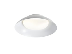 Plafonnier nivora 45  métal blanc ,  h. 12 - ip20 - e27  nordlux intérieur