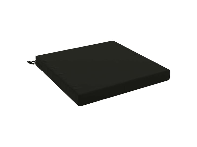 Coussin de siège, coussin d'assise 1 pièce soest 100 % polyester noir cf55662 - Conforama A