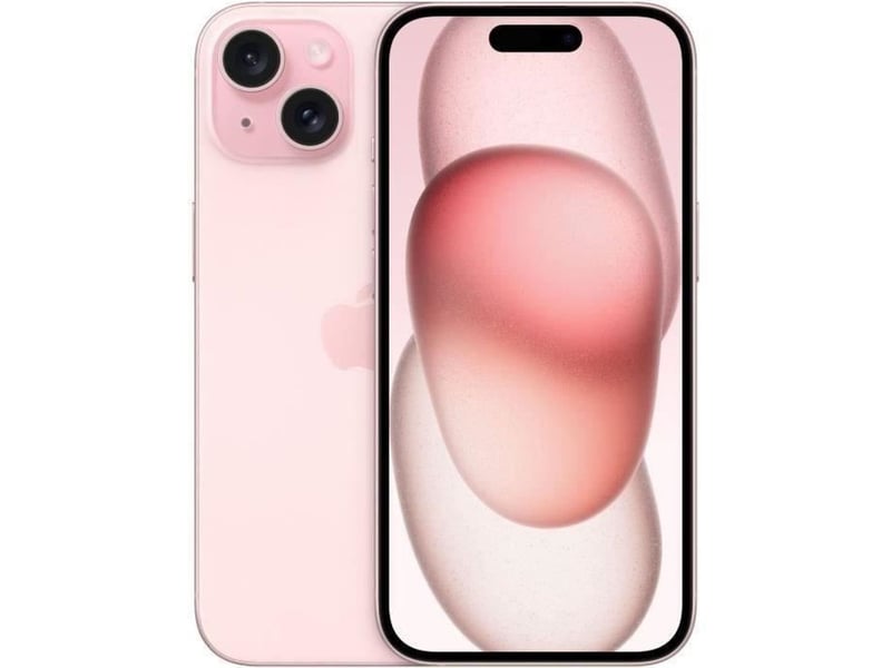  Smartphone iphone 15 128gb rose reconditionne excellent etat  - Conforama A