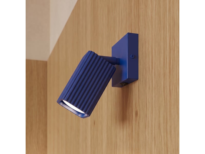  Applique rayo outremer avec interrupteur aluminium moderne 16x8x16cm SL.3203 - Conforama D