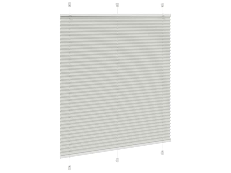  Store plissé, store de fenêtre gris clair 115x150cm largeur du tissu 114,4cm cf46878  - Conforama C