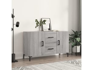 Buffet - bahut - meuble de rangement sonoma gris 100x36x60 cm bois d'ingénierie