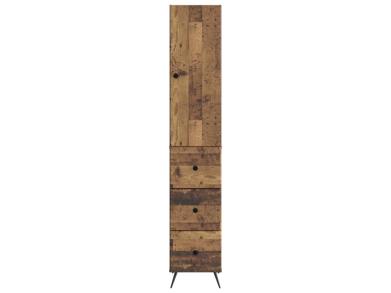 Ensemble de meubles 2 pcs, rangement de salon 34,5x34,5x90 cm bois d'ingénierie shl9466 - Conforama E