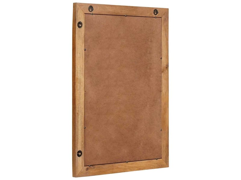 Miroir mural 70 x 50 cm bois d'ingénierie et verre cf62803 - Conforama C
