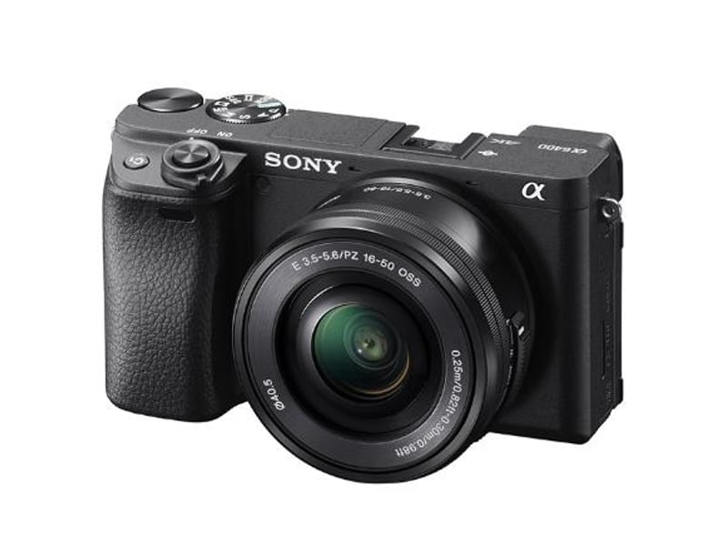 Appareil photo hybride sony alpha a6400 noir + e pz 16-50mm f3.5-5.6 oss - Conforama A