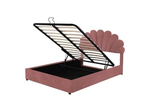Lit coffre 140x200 cm <strong>OOIILLEE</strong>  <strong>Luxe haut de gamme</strong> coloris rose