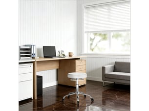 Tabouret de bureau <strong>STILVORA</strong> <strong></strong> avec assise réglable en hauteur