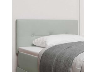 Tete de lit A poser largeur 90 cm <strong></strong> <strong></strong> argenté