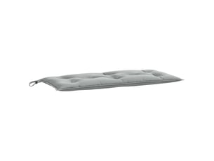 Coussin de banc de jardin, coussin d'assise gris clair mélangé 100x50x7 cm tissu cf52733