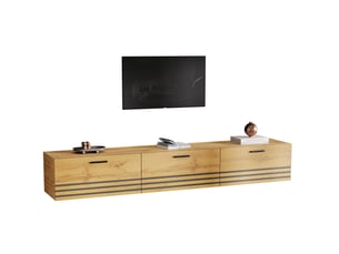 Meuble tv coloris naturel 160 cm   
