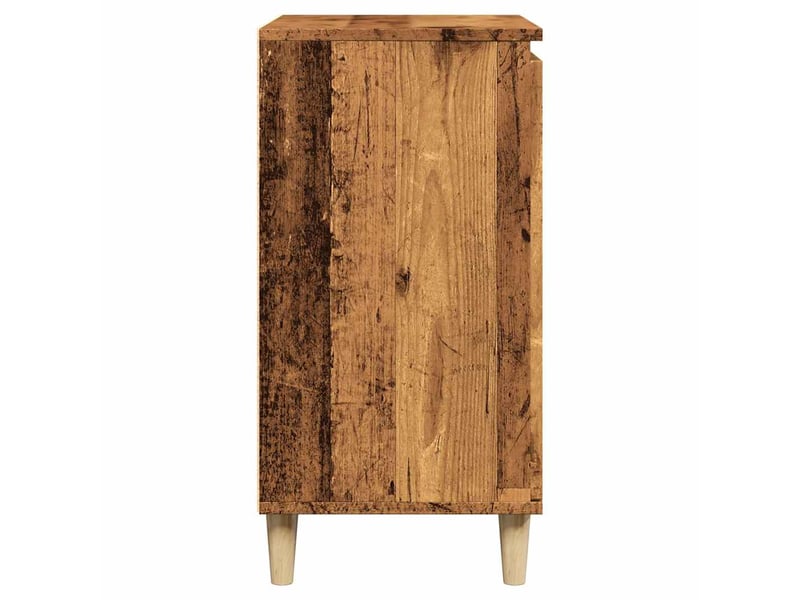  Buffet - bahut - meuble de rangement vieux bois 60x35x70 cm bois d'ingénierie  - Conforama E