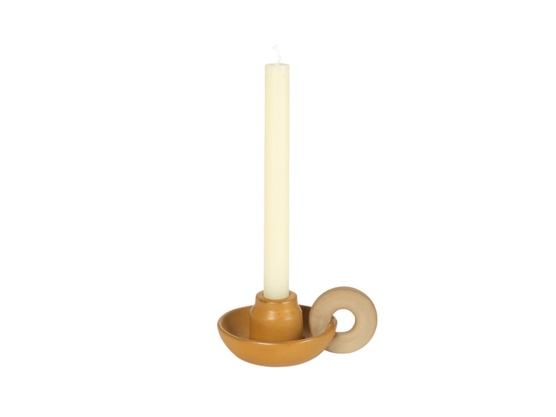  Bougeoir - céramique terracotta - notte - terracotta 3DC09.01.02 - Conforama A