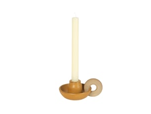 Bougeoir - céramique terracotta - notte - terracotta