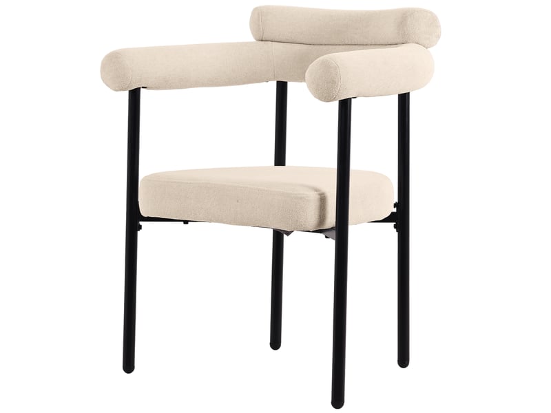  Ensemble table à manger et 6 chaises, en métal, 7 pièces, pour maison et appartement, mobilier fonctionnel pour intérieur  - Conforama R