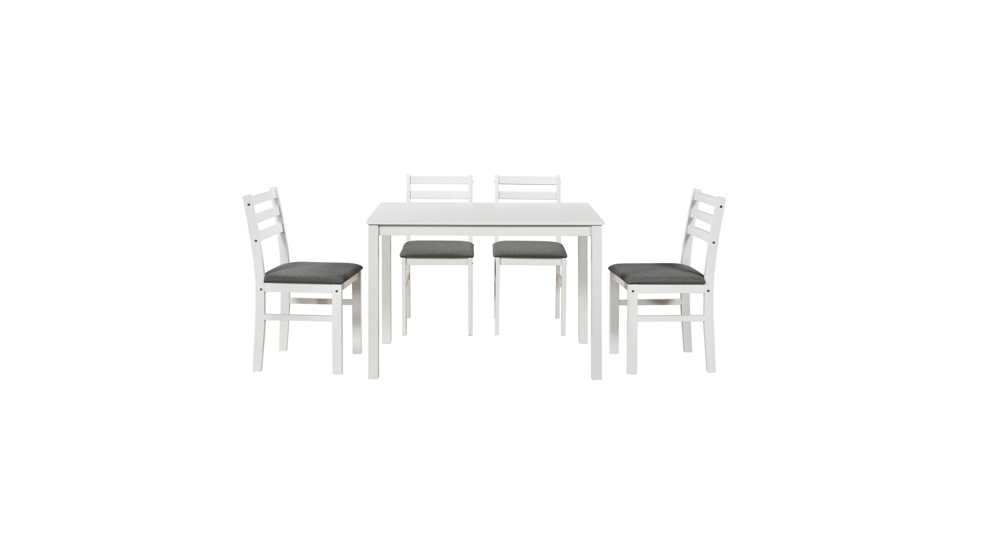 Ensemble Table SEATTLE blanc 84.5 Conforama