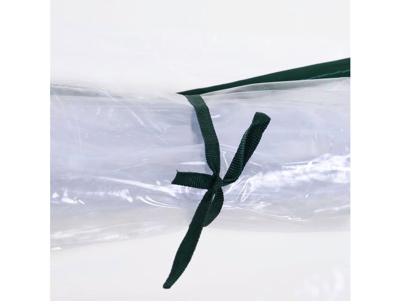  Serre de jardin basse 250 x 100 x 80 cm – transparente – porte enroulable et fixation au sol pratique  - Conforama D
