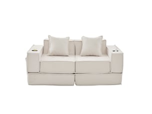 Banquette lit convertible couchage Occasionnel <strong></strong> <strong></strong> beige