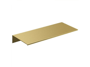 Étagère de rangement murale pour douche en laiton brossé doré, accessoires de salle de bain