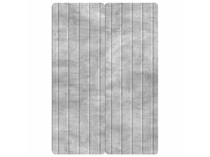 Armoire murale salon, meuble de rangement gris béton 66 x 34,5 x 92 cm bois d'ingénierie - Conforama D