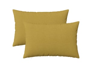Lot de 2 coussins avec oreiller, coussins décoratifs heerlen vert clair tissu cf50346