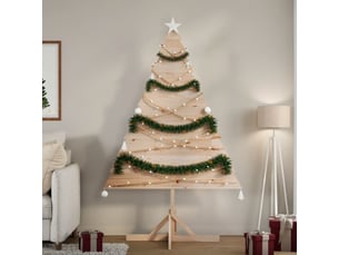Arbre de noël, sapin de noël en bois pour décoration 180 cm bois massif