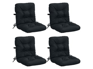 Lot de 4 coussins de chaise à dossier haut vianen cf59334