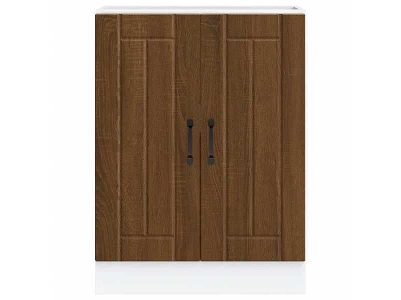  Meuble de cuisine, meuble de base de lavabo chêne marron bois d'ingénierie shl5899  - Conforama D