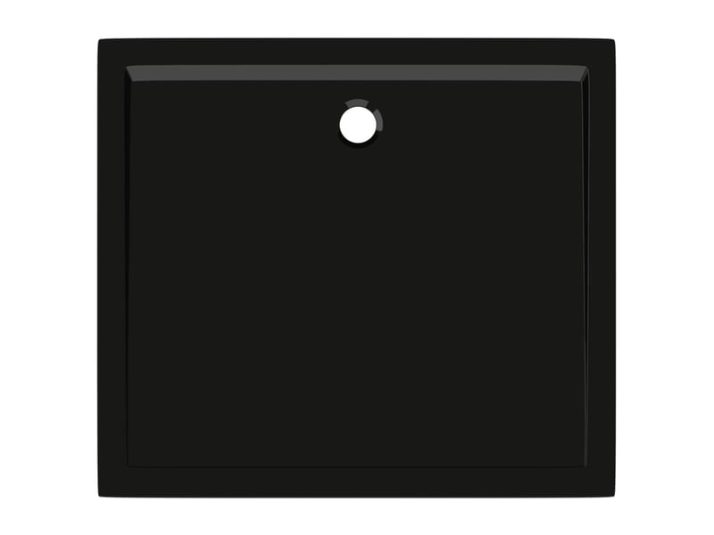  Receveur de douche base de douche bac de douche salle de bain toilette salle d’eau maison intérieur rectangulaire 80x90 cm abs noir 02_0001961  - Conforama D