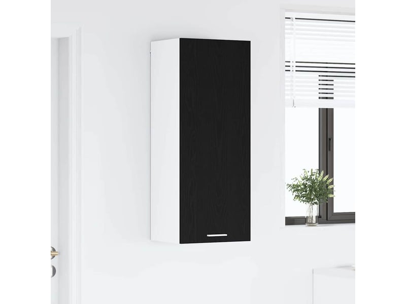  Meuble de rangement, armoire suspendue chêne noir 40x31x100cm bois d'ingénierie shl548  - Conforama D