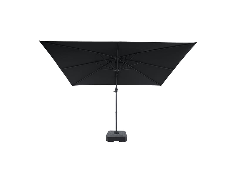  Axi luma parasol déporté rectangulaire avec pied de parasol 200 x 300 cm, anthracitegris | pour jardin terrasse, toile anti-uv indice upf 30+ | housse de protection inclus  - Conforama E