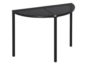 Table de jardin résine noir 100x50x74cm