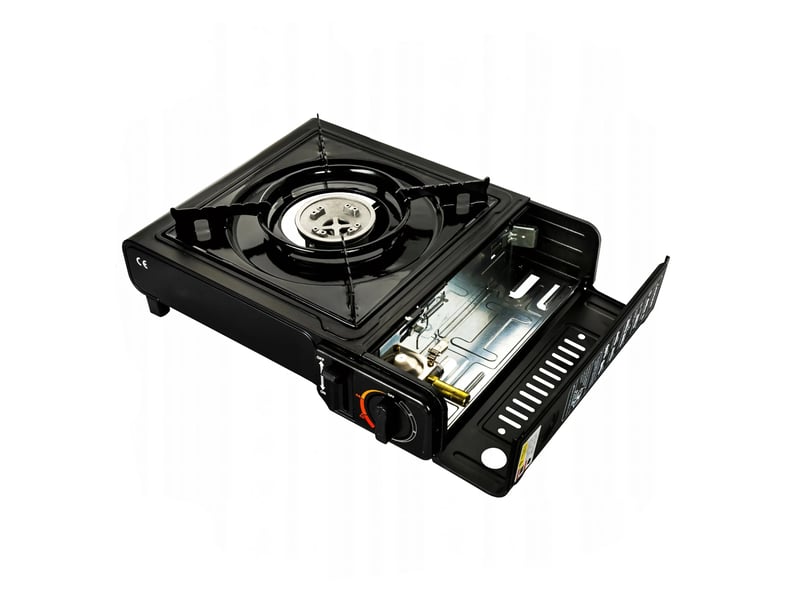  Kit réchaud camping portable 2 en 1 à gaz 2500 w  - Conforama E