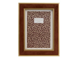 Cadre décoratif motif léopard 13 x 18 cm
