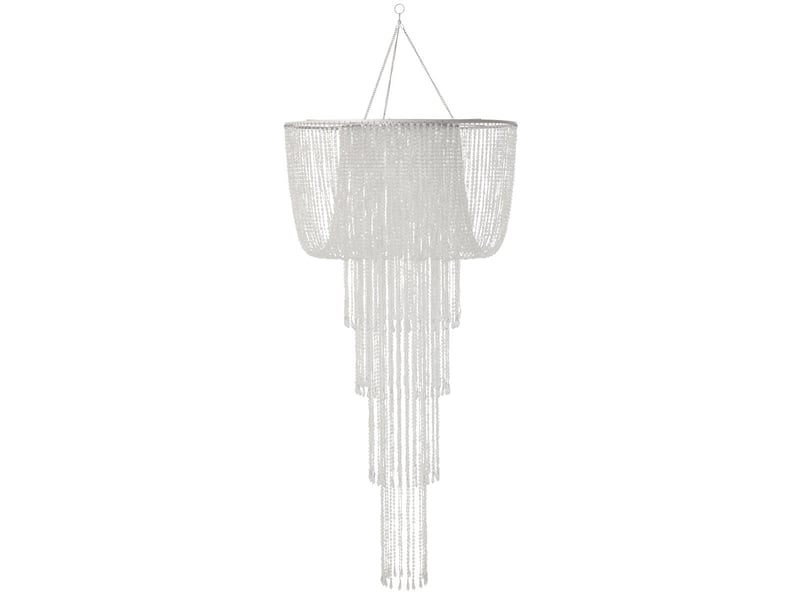  Abat-jour suspension perles sigrid 160cm transparent  - Conforama A