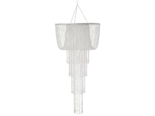 Abat-jour suspension perles sigrid 160cm transparent