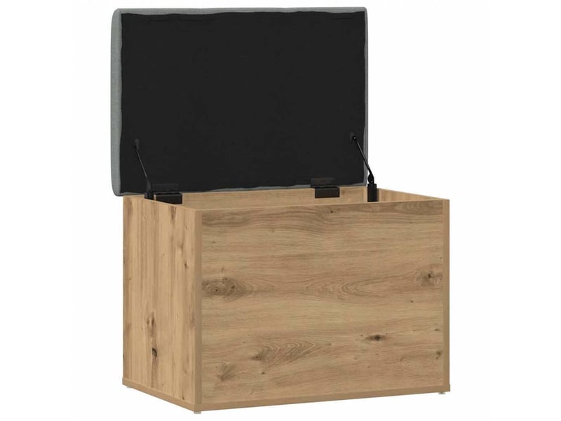  Banc chambre, banc de rangement chêne artisanal 62x42x45 cm bois d'ingénierie  - Conforama A