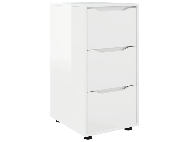  Armoire de rangement, commode de rangement 40 x 48 x 81 cm bois d'ingénierie shl4504  - Conforama A