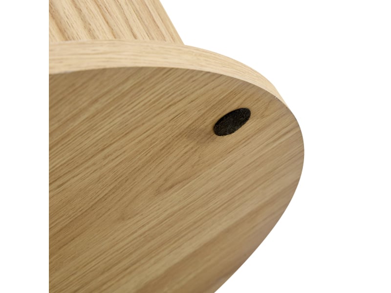  Table à manger ronde avec rangement 115 cm – bois imitation – pieds colonne – 4–6 pers – style scandinave moderne  - Conforama E