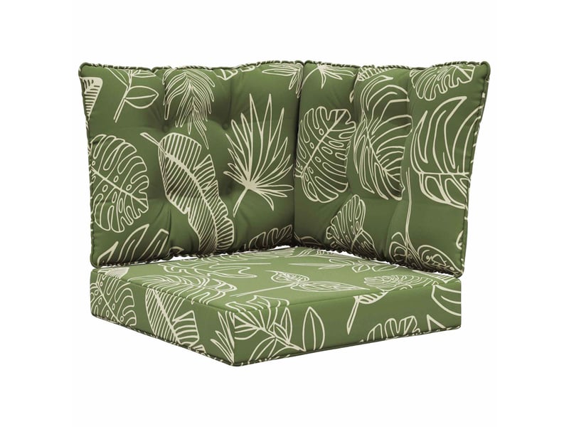  Coussin de canapé d'extérieur, coussin de chaise polyester modèle feuille cf54098  - Conforama A