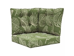 Coussin de canapé d'extérieur, coussin de chaise polyester modèle feuille cf54098