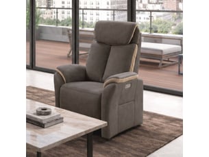 Fauteuil relax électrique ODEON <strong>ALTOBUY</strong> Polyester gris