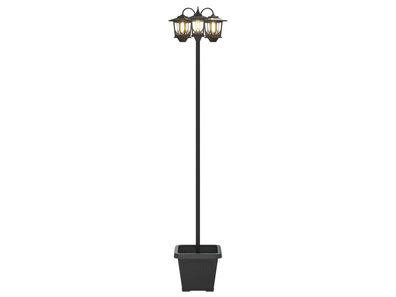  Lampadaire à 3 têtes noir 32x32x188 cm aluminium et abs  - Conforama A