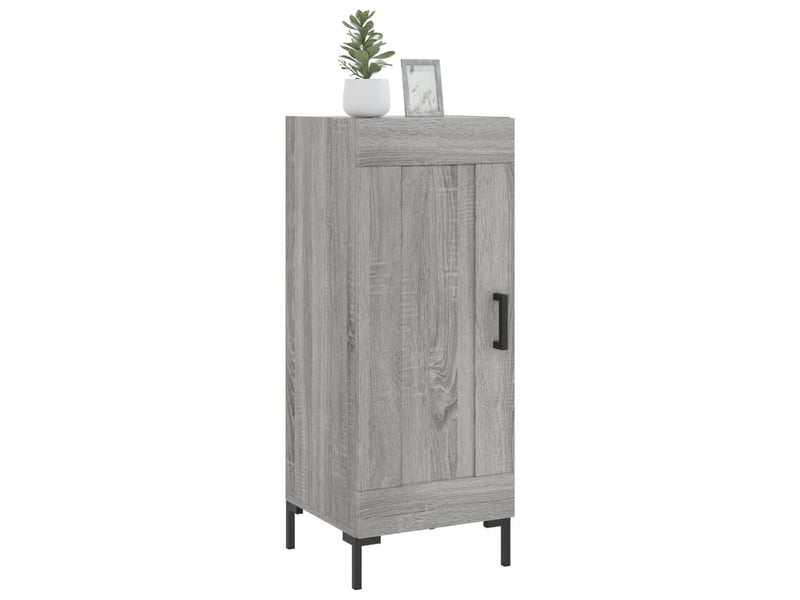  Buffet - bahut - meuble de rangement sonoma gris 34,5x34x90 cm bois d'ingénierie  - Conforama C