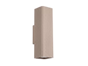 Applique rayo 20 taupe aluminium moderne 20x6x8cm