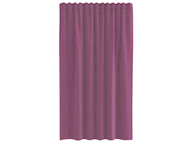 Lot de 2 rideaux en voile, voilages à œillets violets cf44252 - Conforama D