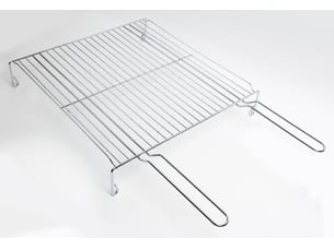 Grille sur pieds en acier chromé 50 x 47 cm somagic