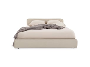Lit 2 places 120x190cm IDIMEX   coloris beige