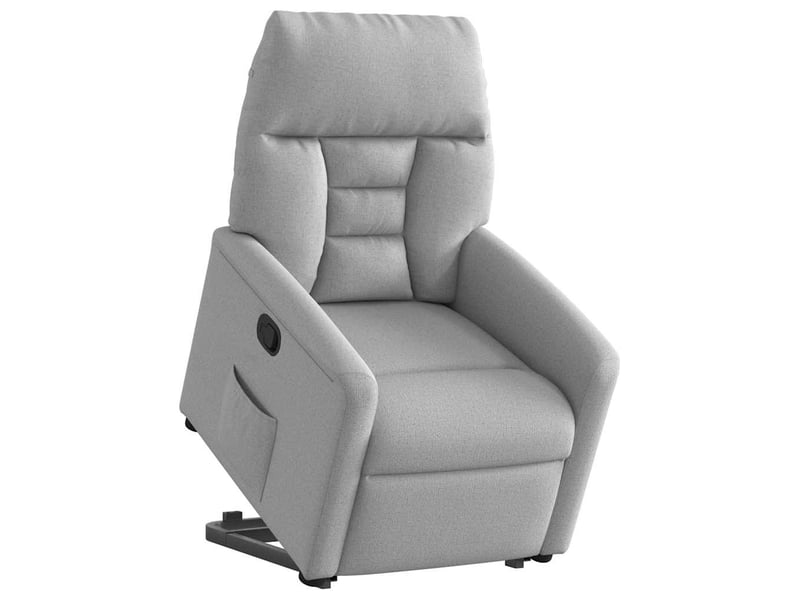  Fauteuil inclinable, fauteuil relax gris nuage tissu shl69570  - Conforama C