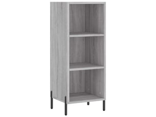 Buffet - bahut - meuble de rangement sonoma gris 34,5x32,5x90 cm bois d'ingénierie