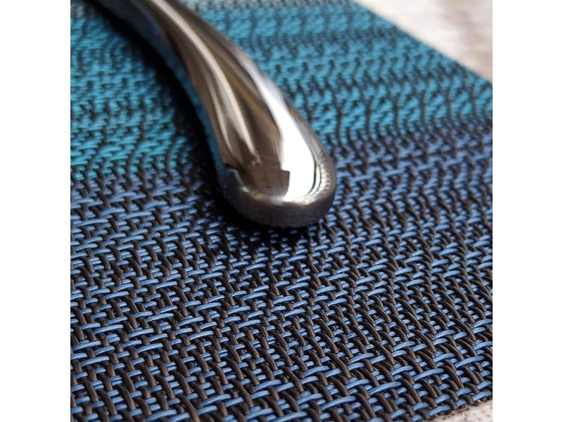  Lot de 4 sets de table en pvc, antidérapants et lavables, résistants à la chaleur et aux salissures, fibres synthétiques, grisbleu, 4  - Conforama C